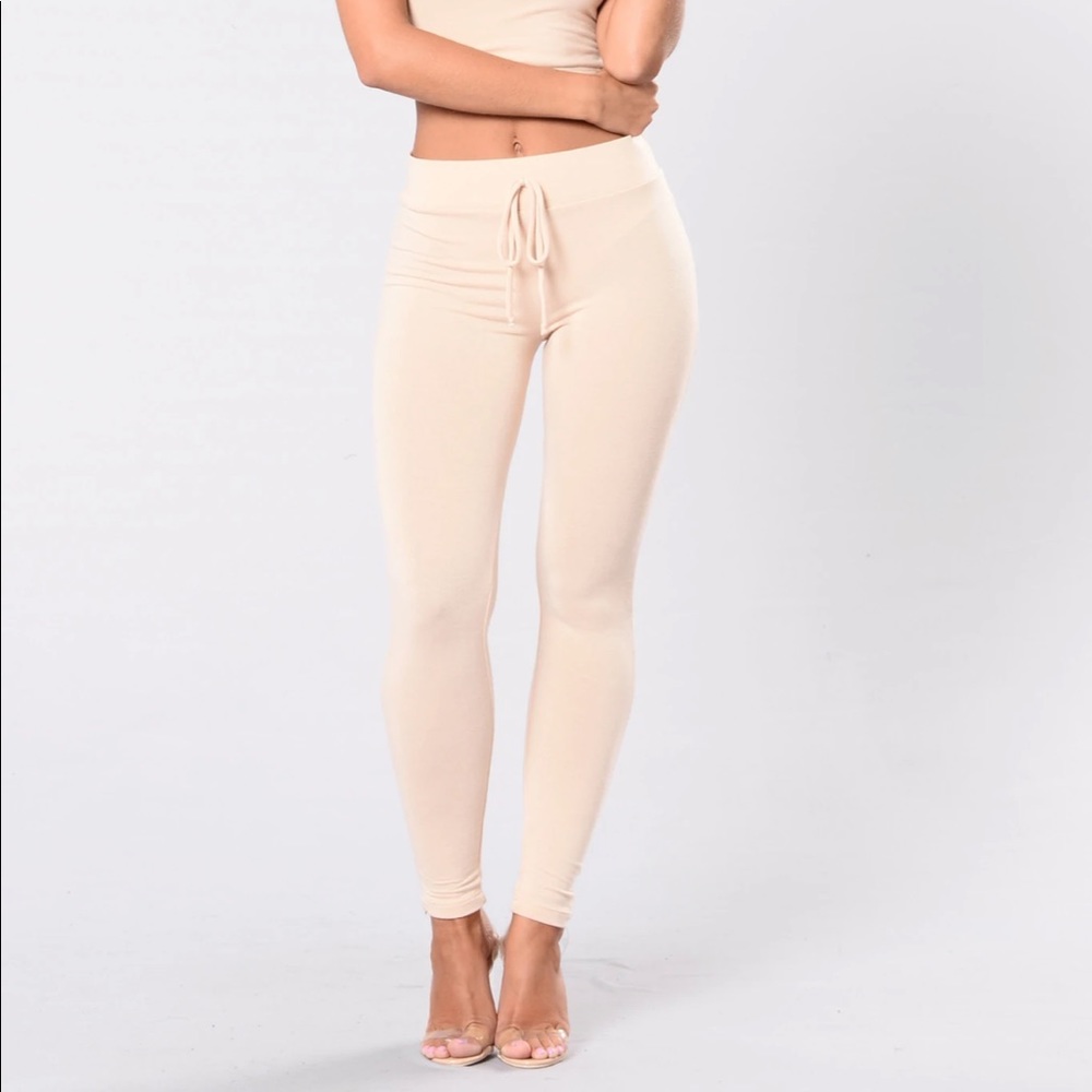 Fashion Nova Beige Leggings